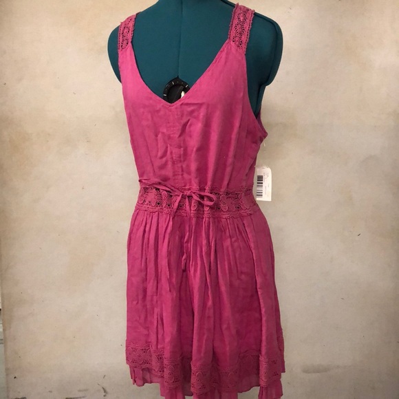 O’Neill Pink Lace Beach Dress - Picture 1 of 5